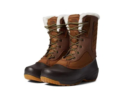 The North Face Shellista Iv Nf0a5g2n333 Women's Brown Boots Size Us 6.5 Tuf22 In Utility Brown/tnf Black