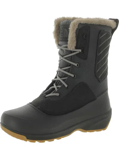 The North Face Shellista Iv Womens Leather Cold Weather Hiking Boots In Grey