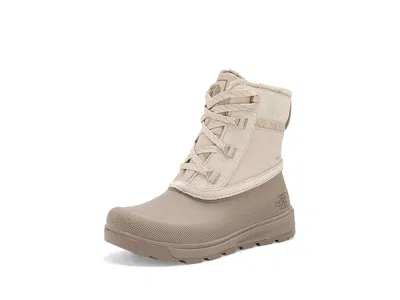 The North Face Shellista V Shorty Wp Women's Cold Weather Boots Timeless Taupe/garnet Red: 7.5 B - Medium, Suede In Neutral