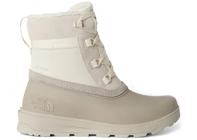 Pre-owned The North Face Shellista V Shorty Wp (women's) Sneakers In White Dune/soapstone