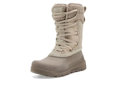 The North Face Shellista Vi Mid Waterproof Women's Cold Weather Boots Timeless Taupe/garnet Red: 10.5 B - Medium, R In Neutral