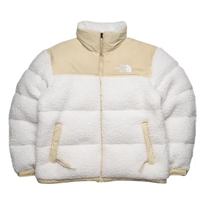 Pre-owned The North Face Sherpa Nuptse Jacket 'gardenia/white'