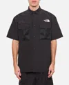 The North Face Summer Shirt With Chest Pockets And Short Sleeves In Black