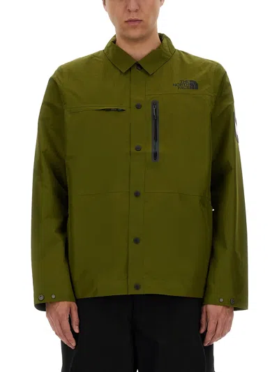 The North Face Shirt With Logo In Green