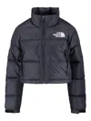The North Face Nuptse Short Down Jacket In Black