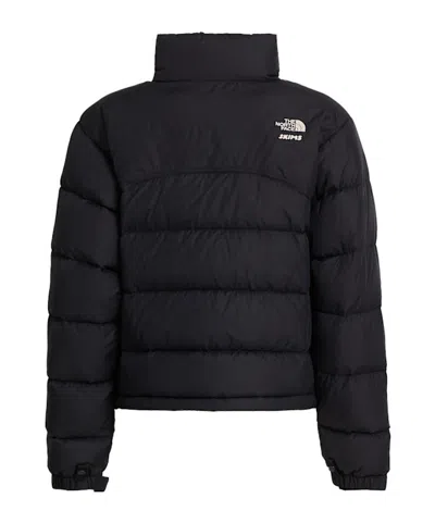 The North Face Short Down Jacket With Zip In Black