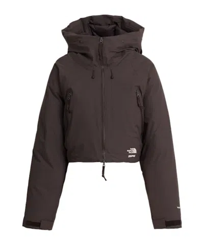The North Face Short Puffer Jacket With Hood In Multi