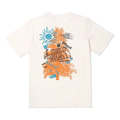 The North Face Short Sleeve Earth Day T-shirt 'beige' In Pink
