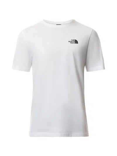 The North Face Man Short Sleeves Simple Dome Tee In White