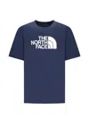 The North Face M Evolution Half Dome Regular Short Sleeve Tee In Blue