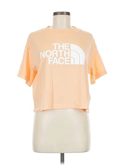 Pre-owned The North Face Short Sleeve T-shirt In Orange