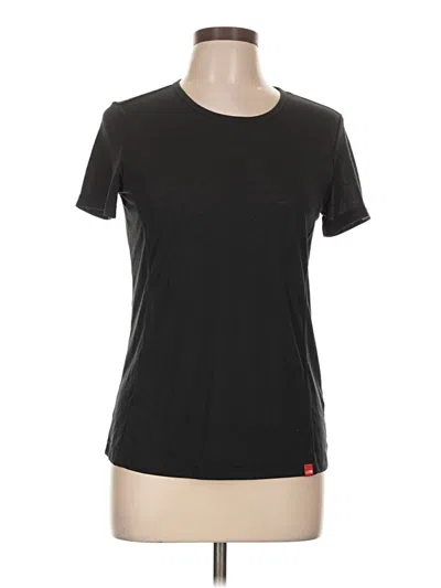 Pre-owned The North Face Short Sleeve Top Black Crew Neck Tops