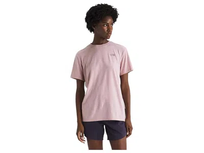 The North Face Short Sleeve Tri-blend T-shirts In Pink
