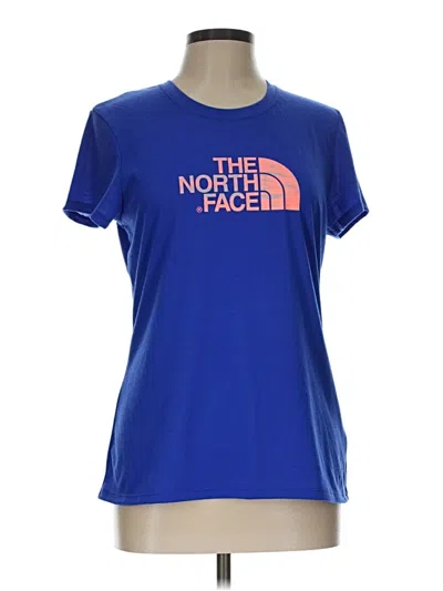Pre-owned The North Face Short Sleeve T-shirt In Blue