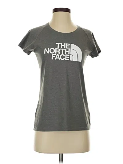 Pre-owned The North Face Short Sleeve T-shirt In Gray
