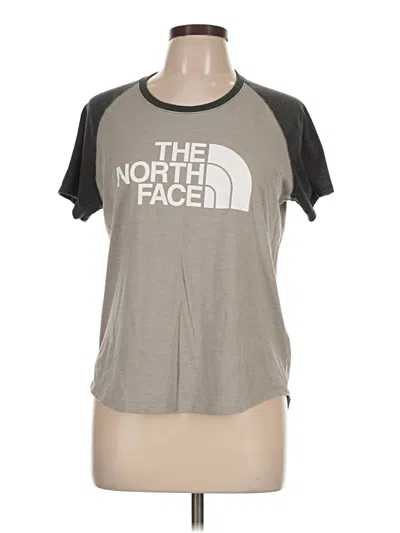 Pre-owned The North Face Short Sleeve T-shirt In Gray