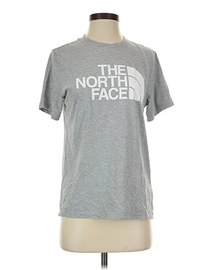 Pre-owned The North Face Short Sleeve T-shirt In Gray
