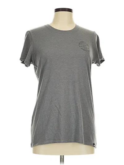 Pre-owned The North Face Short Sleeve T-shirt In Gray