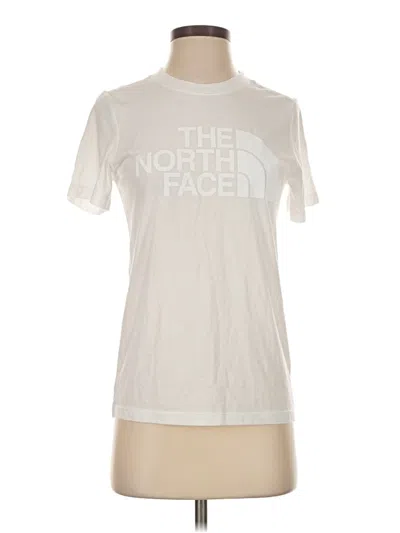 Pre-owned The North Face Short Sleeve T-shirt In Ivory