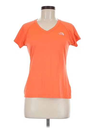 Pre-owned The North Face Short Sleeve T-shirt In Orange