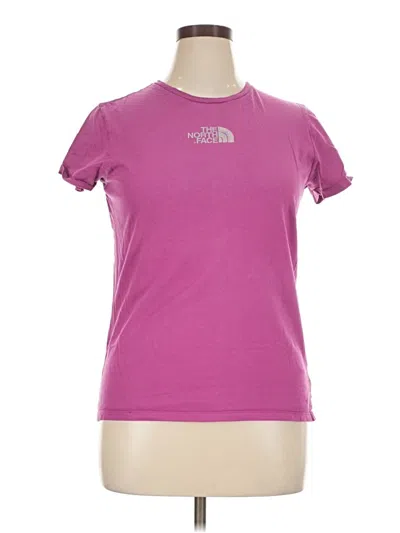Pre-owned The North Face Short Sleeve T-shirt In Pink