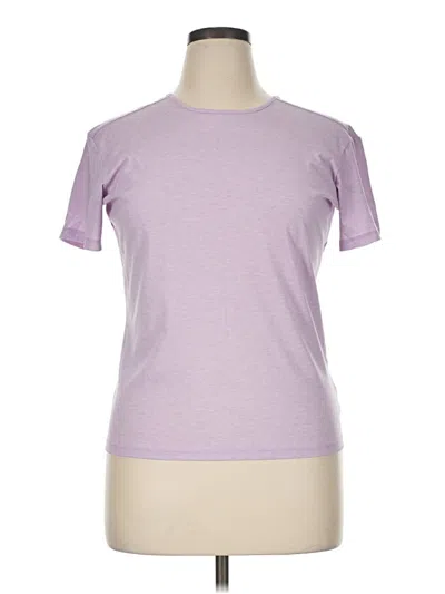 Pre-owned The North Face Short Sleeve T-shirt In Purple