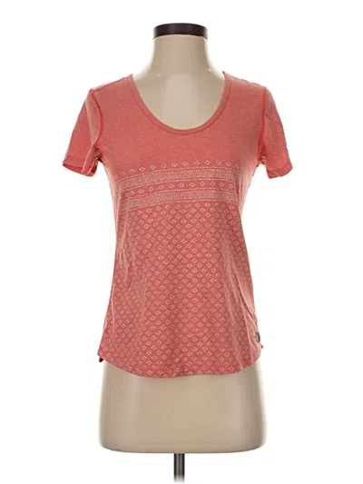 Pre-owned The North Face Short Sleeve T-shirt In Red