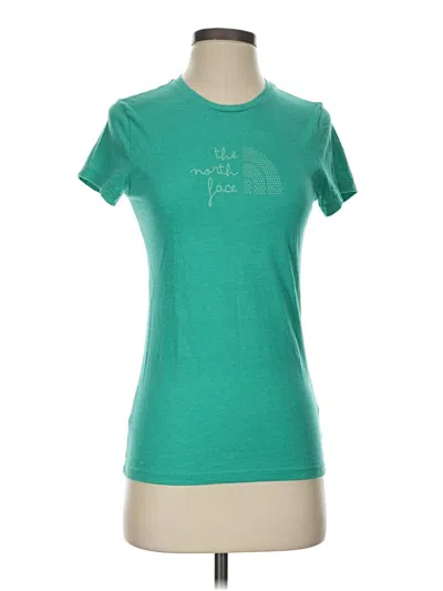 Pre-owned The North Face Short Sleeve T-shirt In Teal