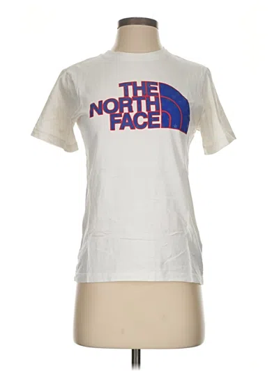 Pre-owned The North Face Short Sleeve T-shirt In White