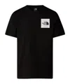 The North Face Black Cotton T-shirt In Black