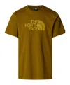 The North Face Easy T Shirt Green In Brown