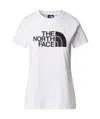 The North Face Half Dome Cropped Chest Print T-shirt In White In White