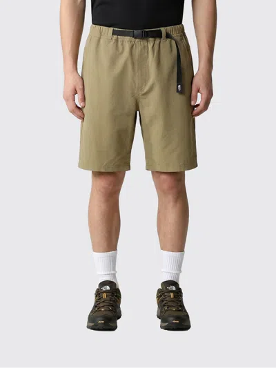 The North Face Shorts  Men Color Beige In Green