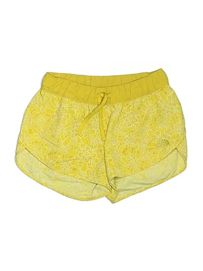 Pre-owned The North Face Shorts In Yellow