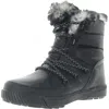 The North Face Sierra Luxe Wp Womens Faux Fur Lined Man Made Winter & Snow Boots In Black