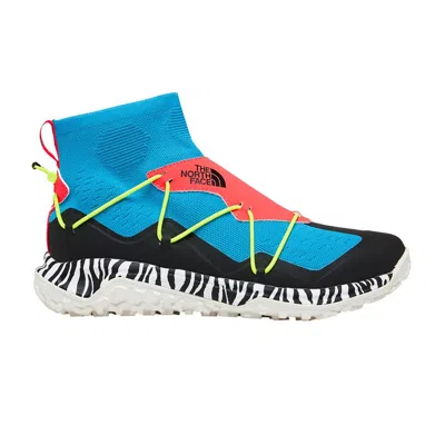 Pre-owned The North Face Silh Mid Pop 3 'zebra Print' | Blue | Men's Size 9