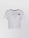 The North Face Womens Cropped Slim-fit Cotton-jersey T-shirt White