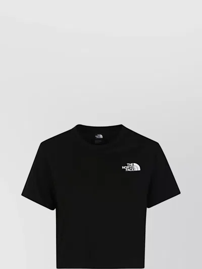 The North Face W Simple Dome Cropped Slim Tee In Black
