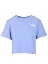 The North Face Simple Dome Cropped T-shirt In Purple