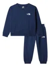 The North Face Kids Simple Dome Fleece Tracksuit In Blue