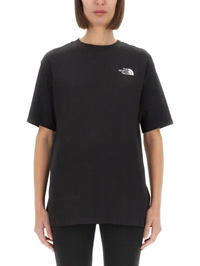 The North Face "simple Dome" Oversized T Shirt In Black