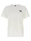 The North Face White T-shirt With Logo Printed On The Front And Back In Cotton Blend Man
