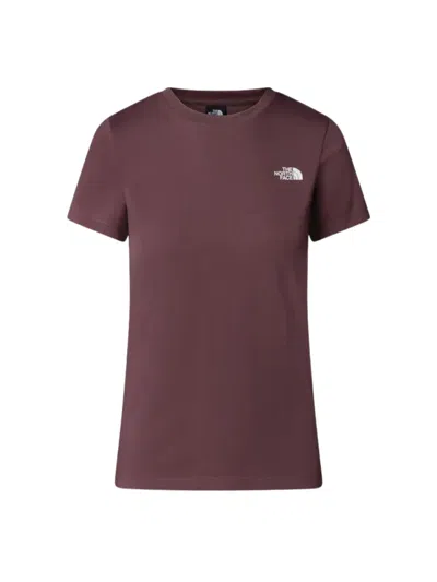 The North Face Simple Dome T-shirt In Brown