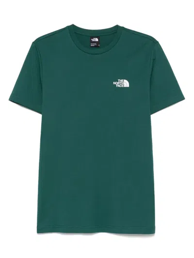 The North Face Box Nse Tee In Green