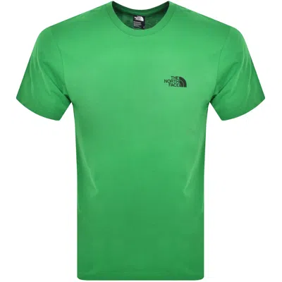 The North Face Simple Dome T Shirt Green