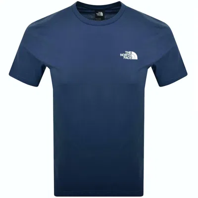 THE NORTH FACE THE NORTH FACE SIMPLE DOME T SHIRT NAVY