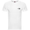 The North Face Oversized White Simple Dome T-shirt In White