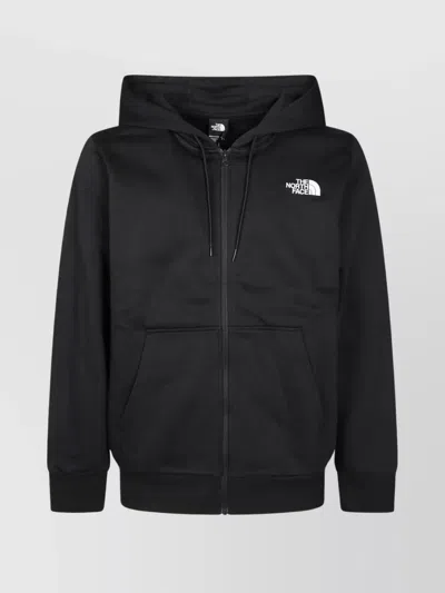 The North Face Simple Dome Zip Hoodie In Black
