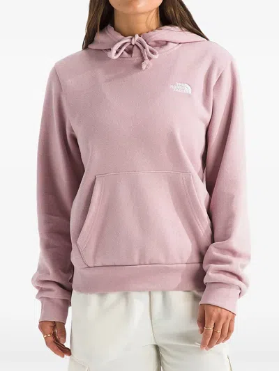 The North Face Simple Simple Dome Logo-print Hoodie In Pink