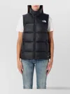 The North Face Sleeveless Puffer Vest High Collar In Black